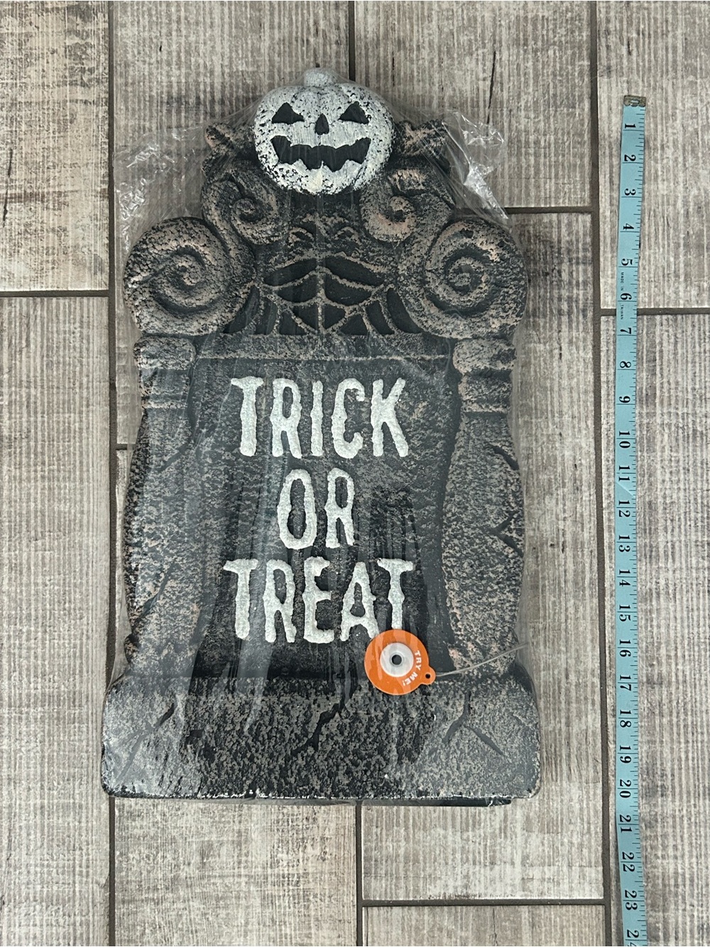 Light up Tombstone 22” ‘Trick or Treat' Halloween Decor NWT